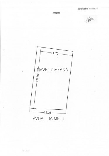 Nave diáfana  en Pedreguer