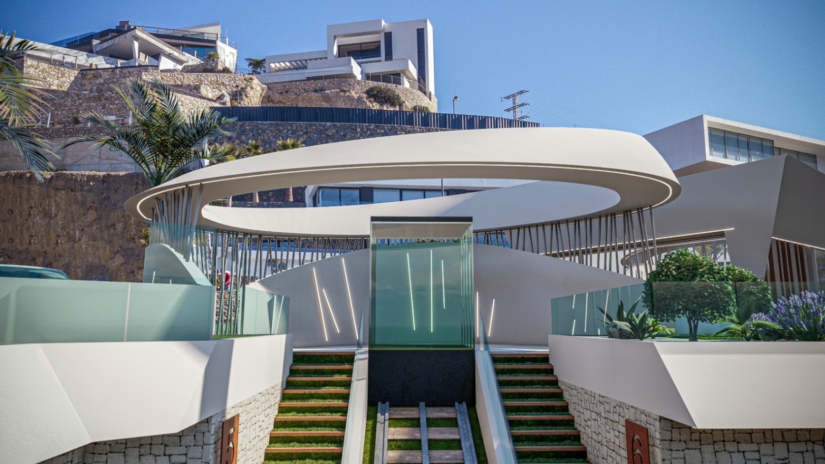 Villas adosadas exclusivas con piscinas privadas en Altea
