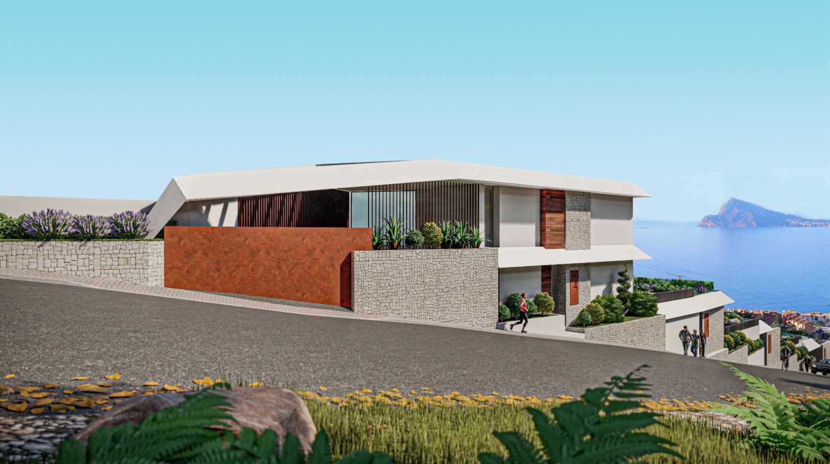 Villas adosadas exclusivas con piscinas privadas en Altea