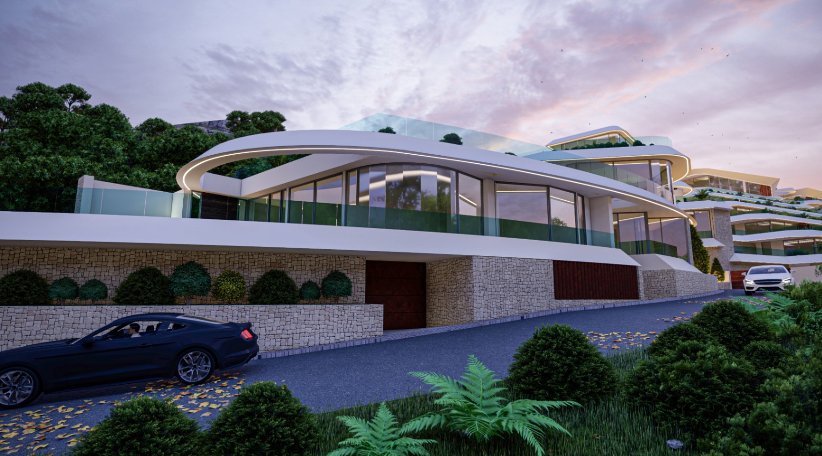 Villas adosadas exclusivas con piscinas privadas en Altea