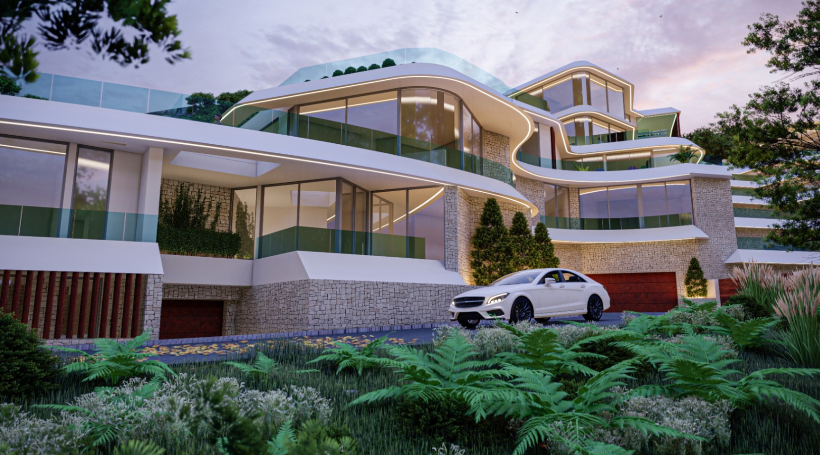 Villas adosadas exclusivas con piscinas privadas en Altea