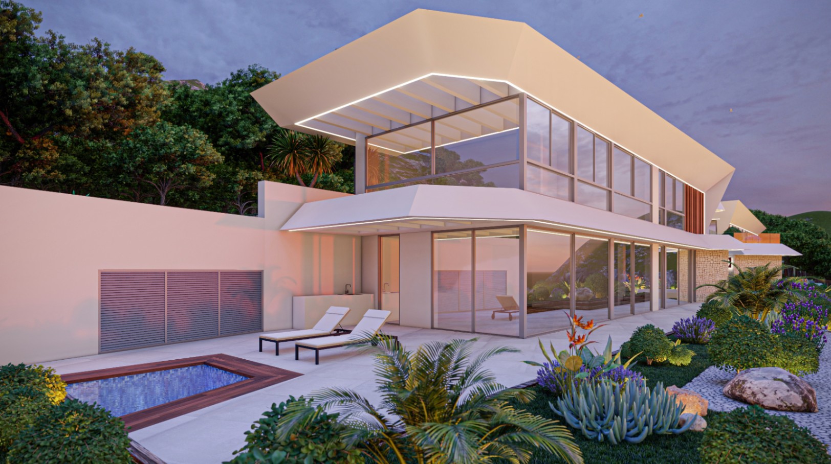 Villas adosadas exclusivas con piscinas privadas en Altea