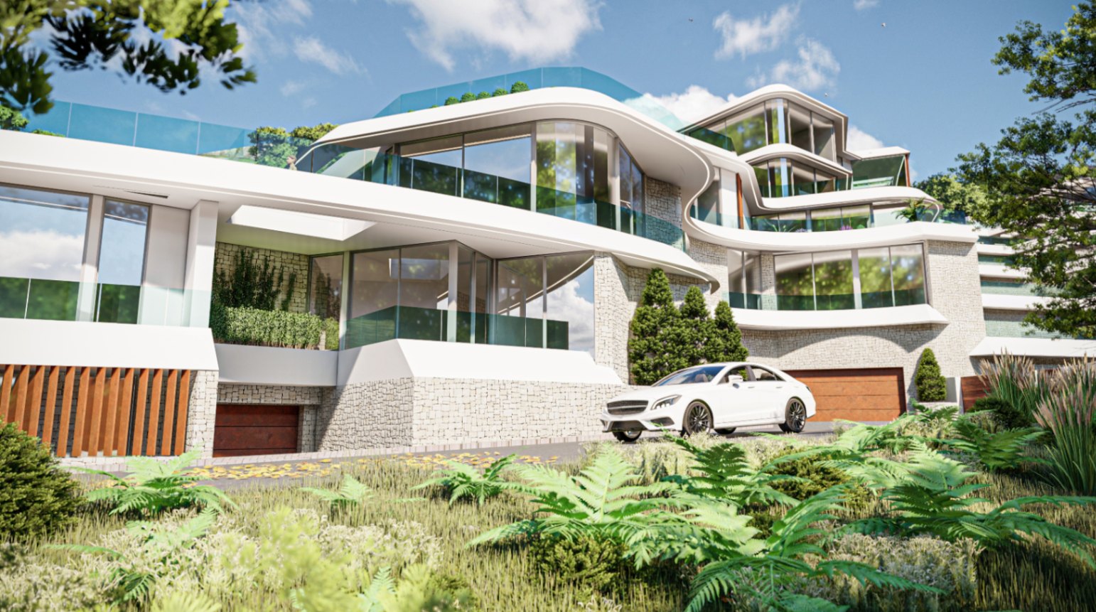 Villas adosadas exclusivas con piscinas privadas en Altea