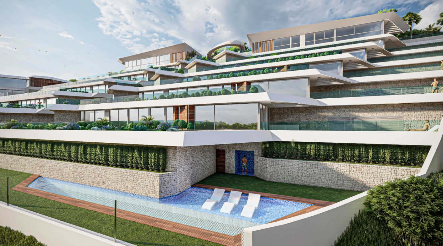 Elegante apartamento de 3 dormitorios con piscina privada en Mascarat, Altea