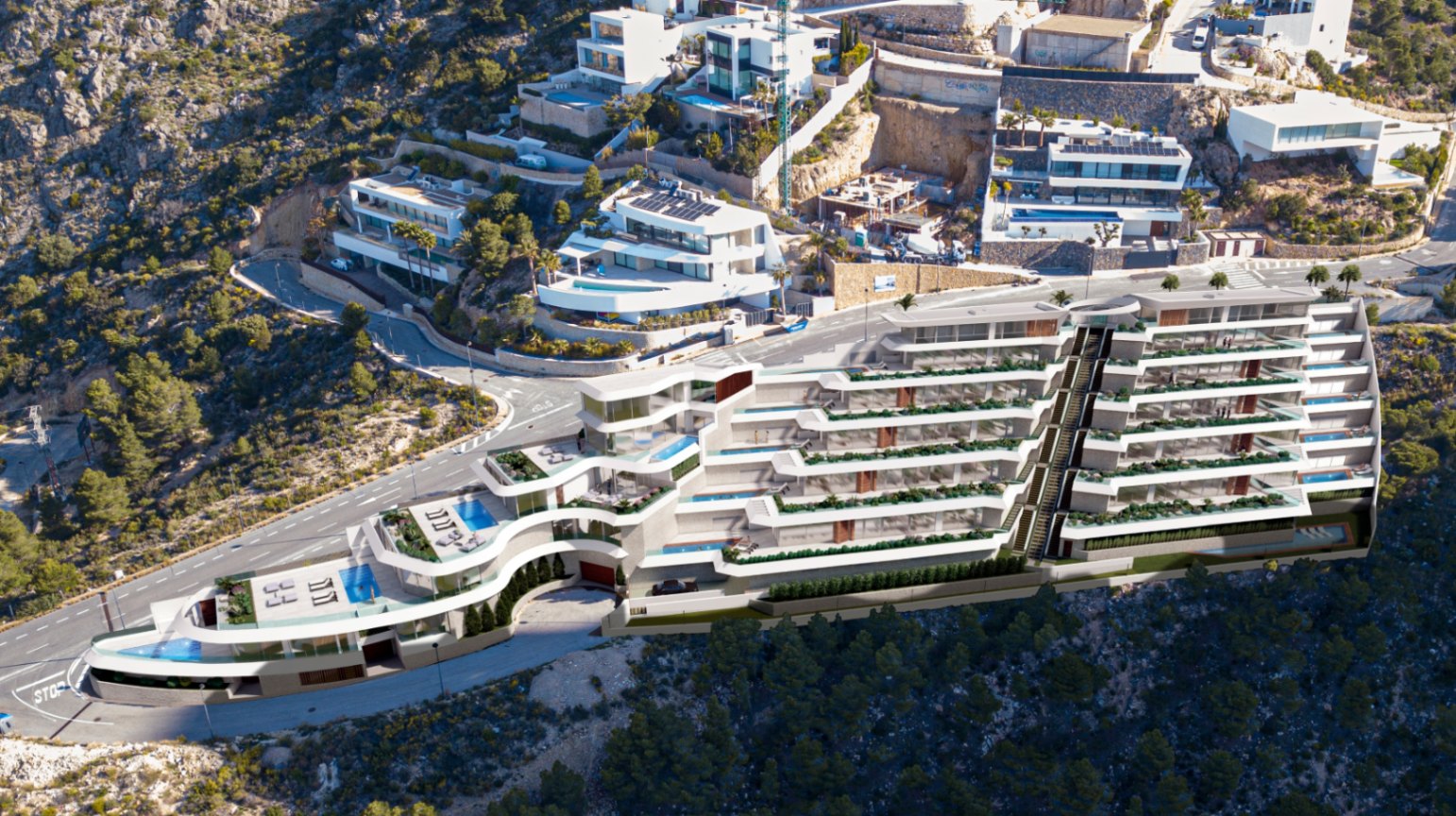 Elegante apartamento de 3 dormitorios con piscina privada en Mascarat, Altea