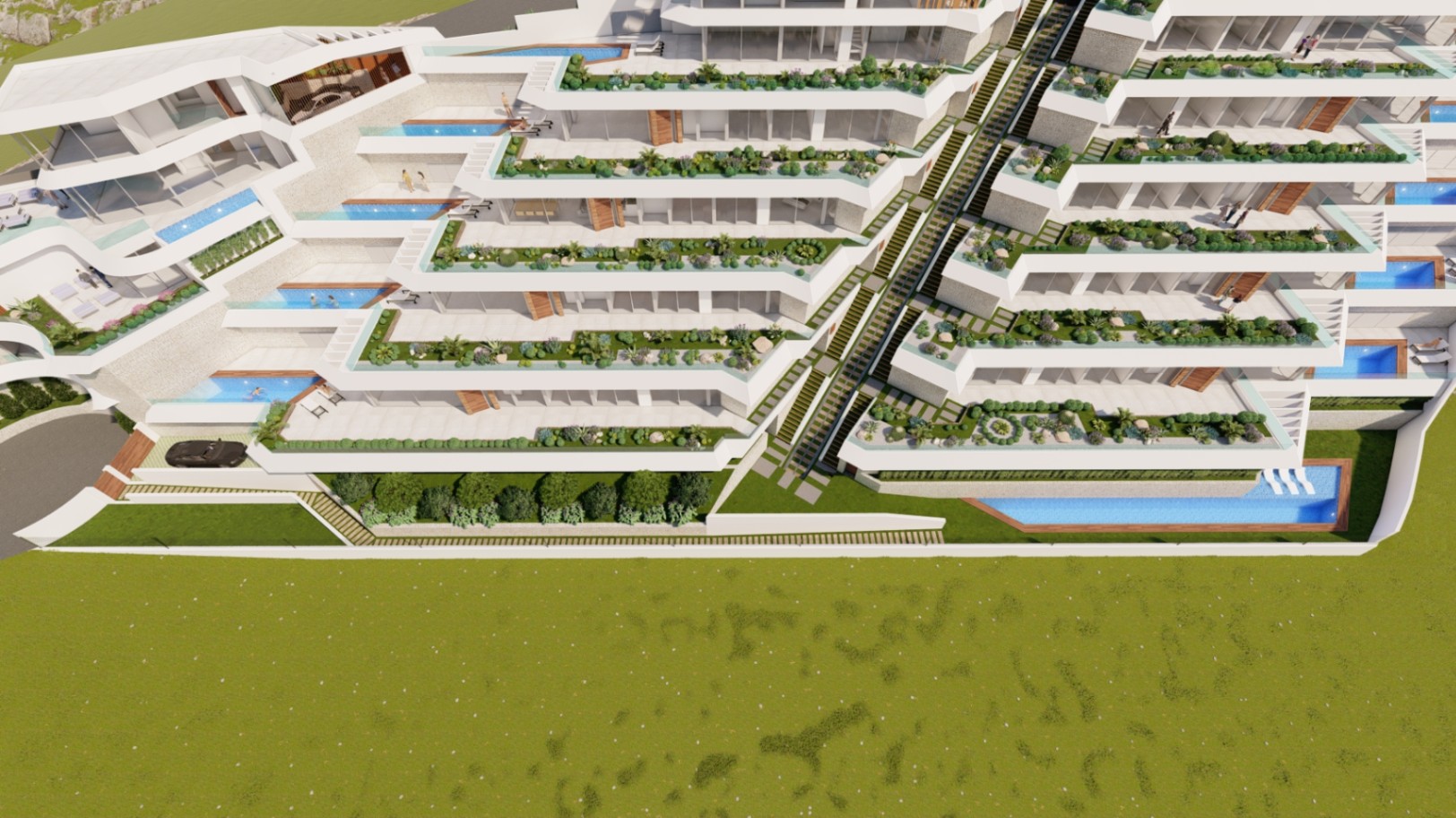 Elegante apartamento de 3 dormitorios con piscina privada en Mascarat, Altea