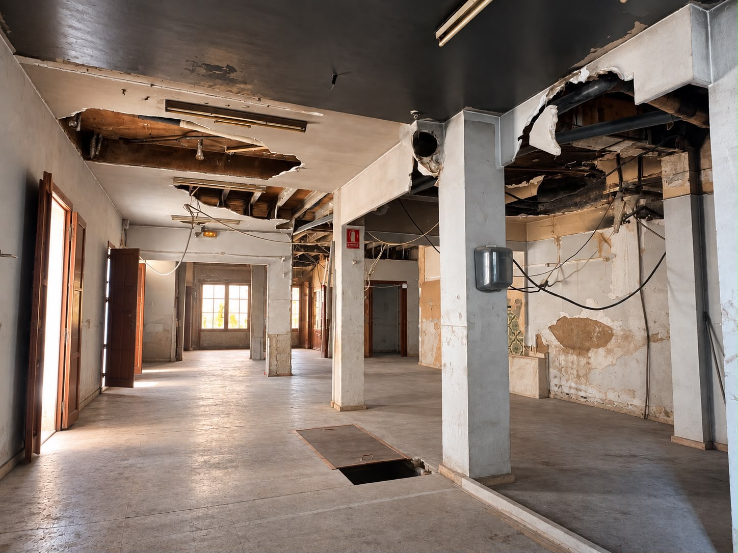 Casa de pueblo con vivienda reformada y espacio multifuncional