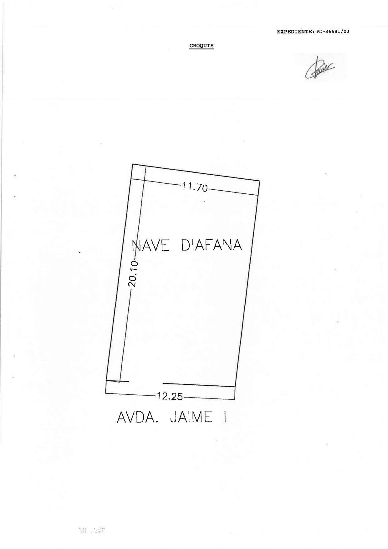 Nave diáfana  en Pedreguer