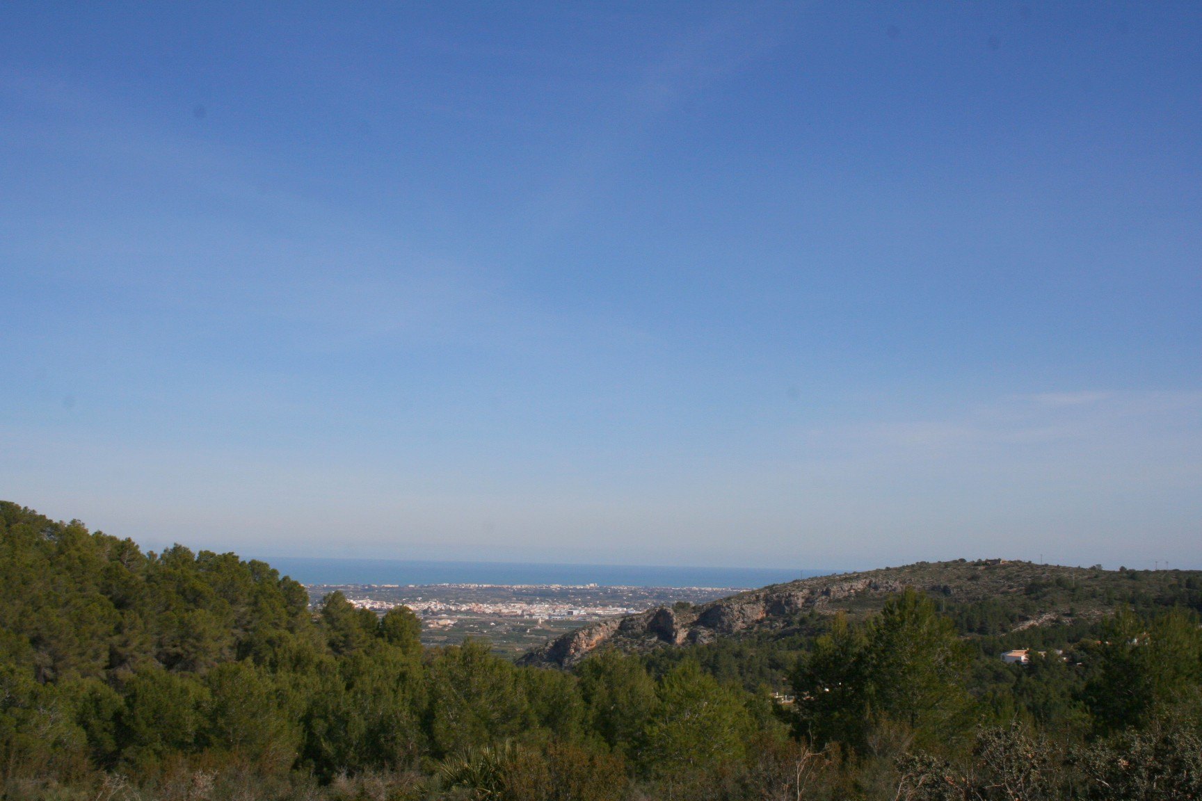 Parcela rústica de 10000 m2 con vistas al mar, Benidoleig