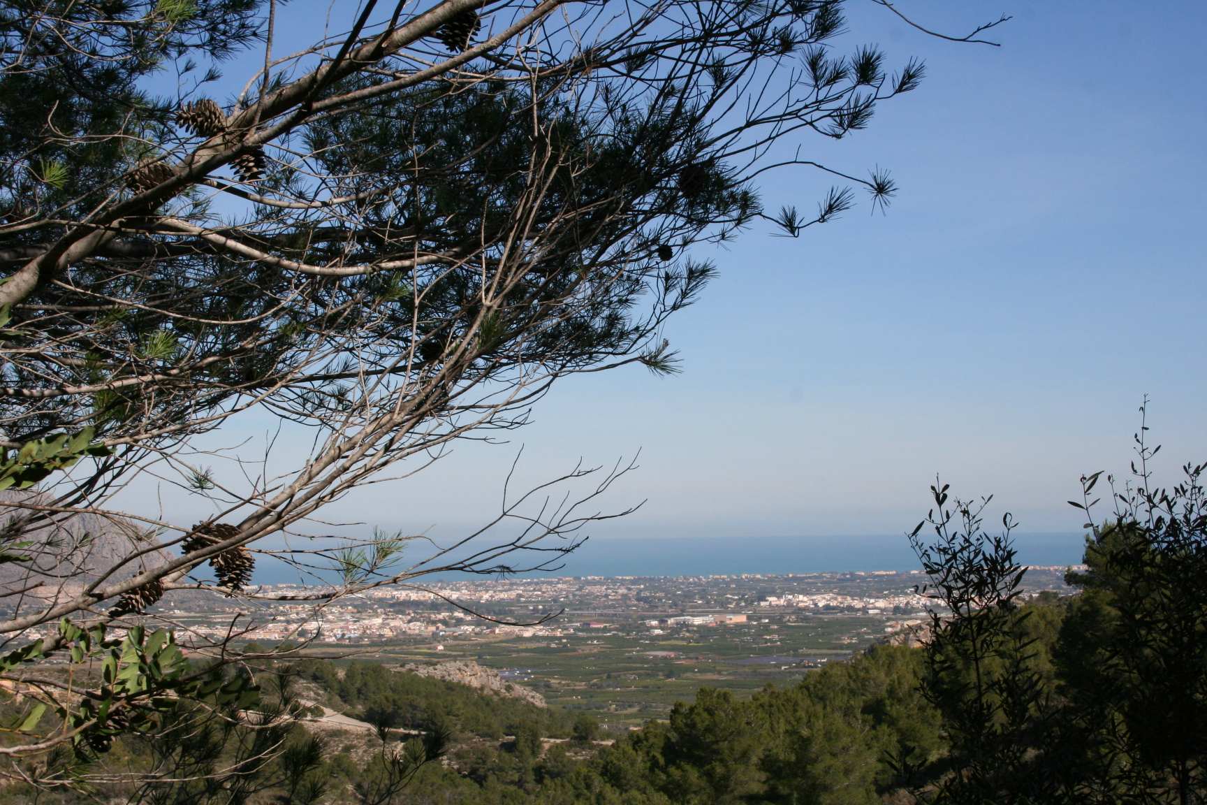 Parcela rústica de 10000 m2 con vistas al mar, Benidoleig